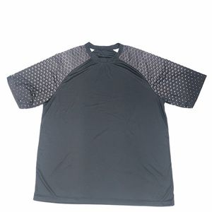 HOLLOWAY VOLTAGE BLACK/GRAY DRY-EXCEL SHIRT SIZE XL